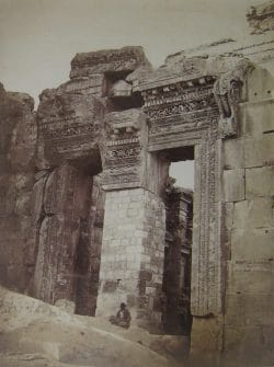 Le temple de Jupiter à Baalbek, Liban