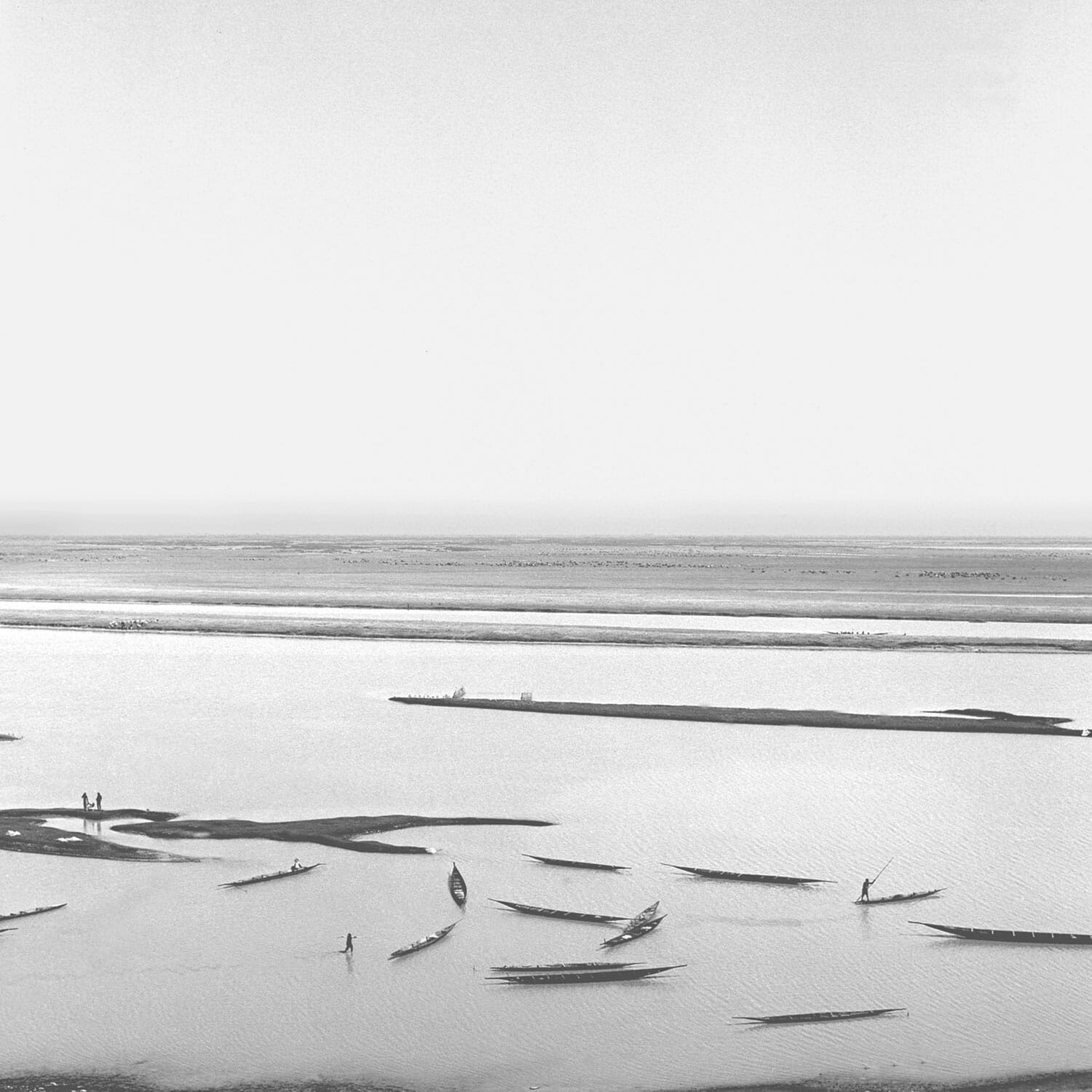 Fleuve Niger, embouchure du lac Débo, Mali