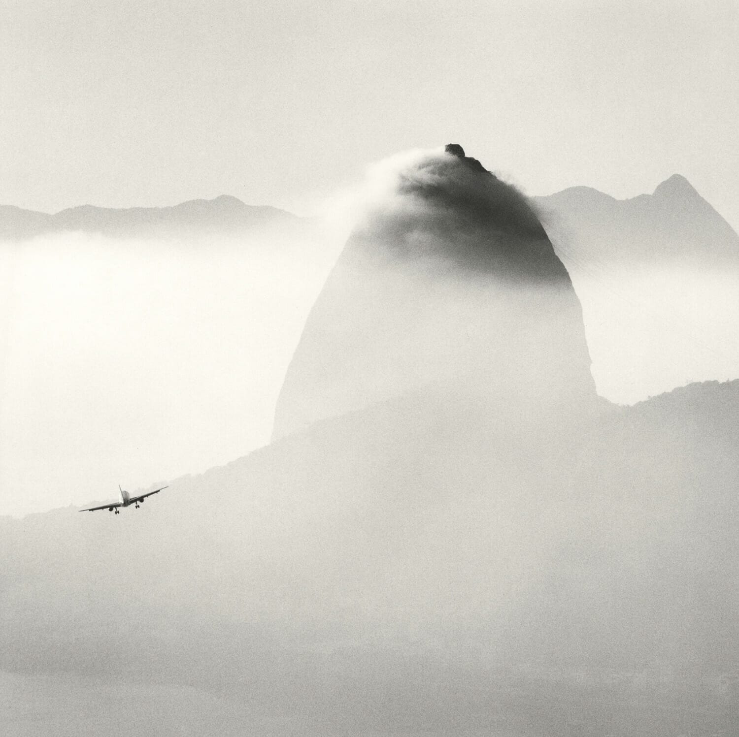Plane and Sugar Loaf Mountain, Rio de Janeiro, Brazil