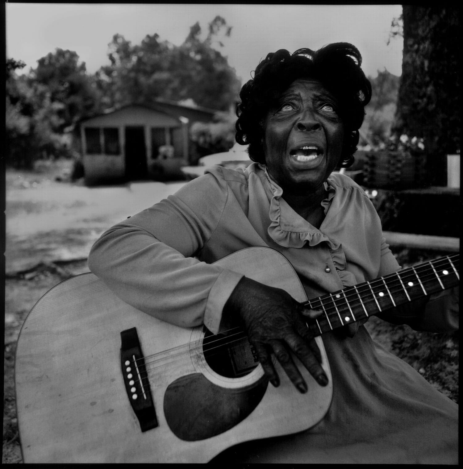 Guitar Evangelist Cora Fluker, Marion, MS