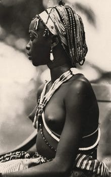 Danseuse Ya-Koma, Congo belge