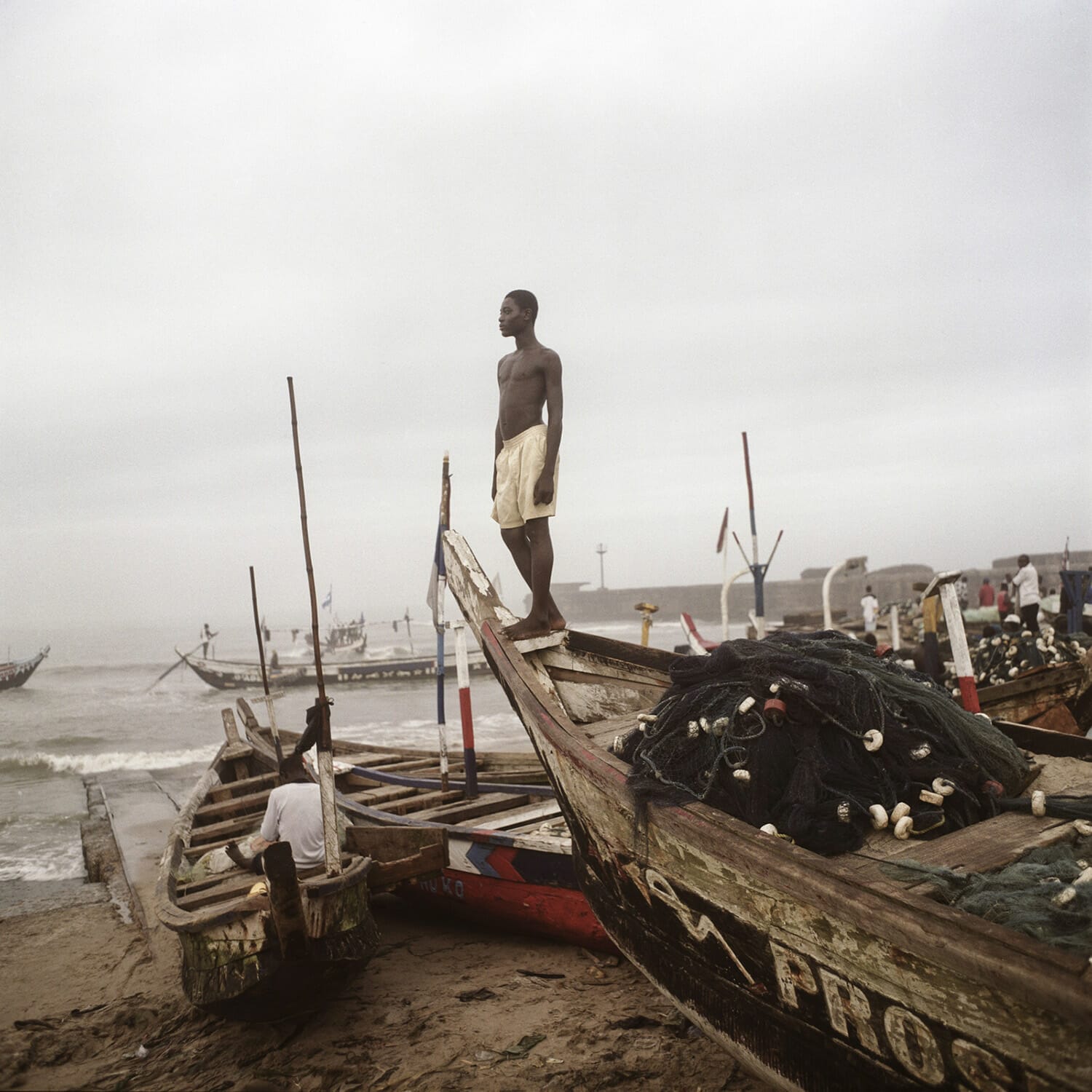 La statue, Jamestown, Accra, Ghana