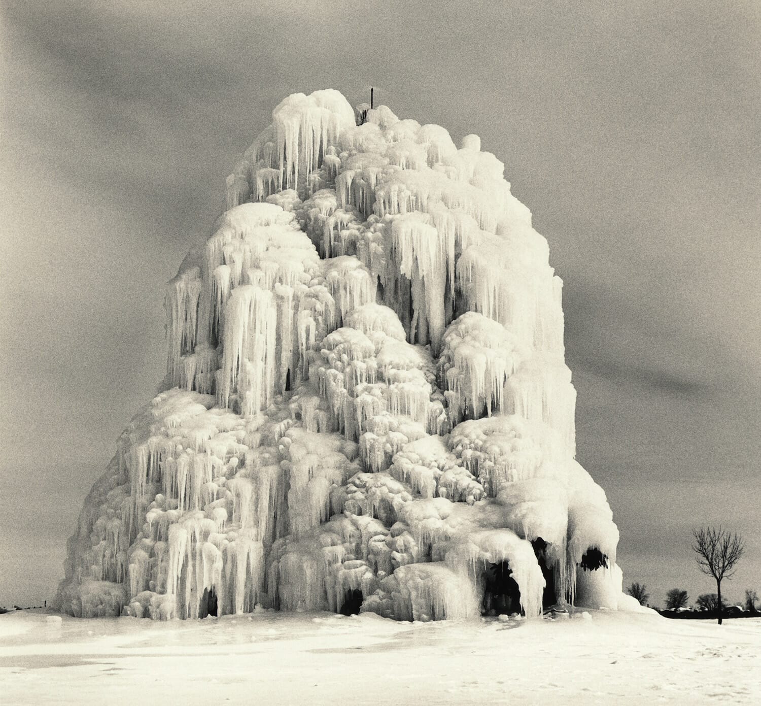 Frozen Fountain, Belle Isle, Detroit, Michigan, USA