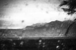 Seascape Through The Dirty Window